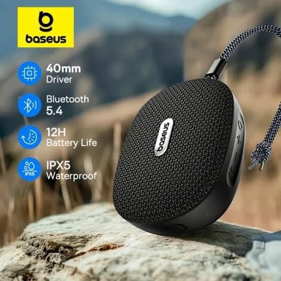 اسپیکر بی سیم باسئوس مدل Baseus AeQur 35 Pro Air مشکی — تصویر ۶