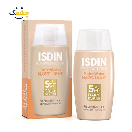 ضد آفتاب ایزدین رنگی Fusion Water MAGIC Light SPF +50