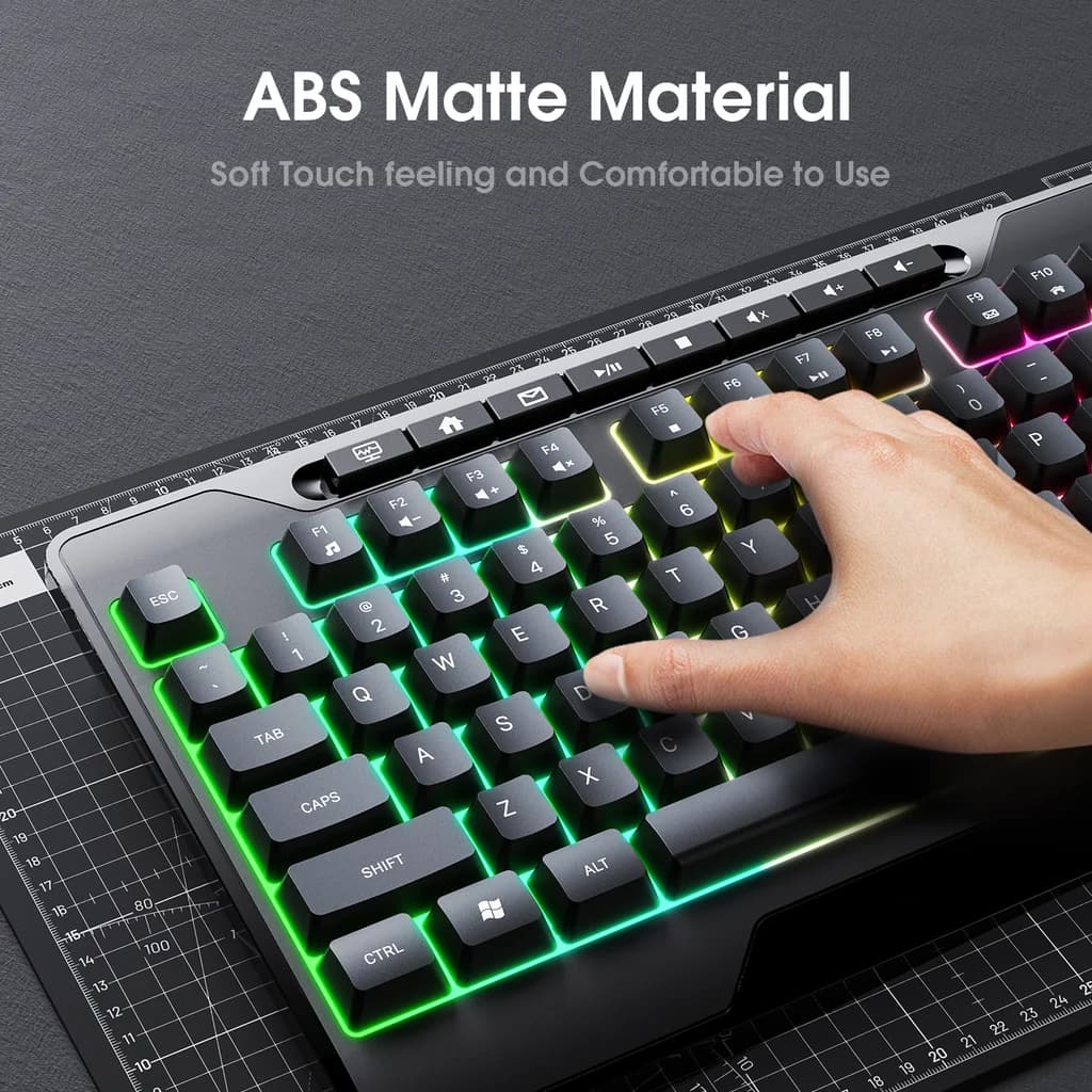 کیبورد گیمینگ اونیکوما مدل Onikuma G32 Membrane RGB — تصویر ۲