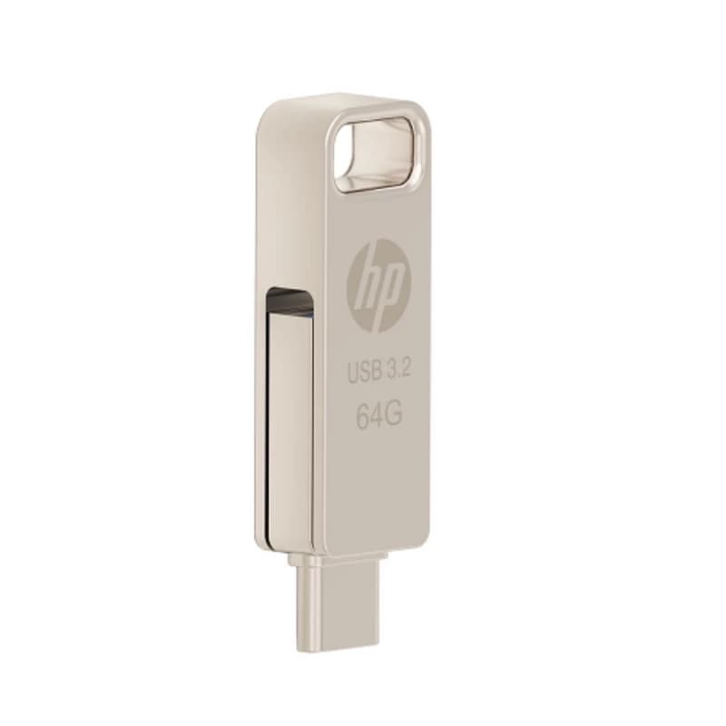 فلش مموری اچ‌پی مدل X206C ظرفیت 128 گیگابایت USB 3.2 و USB Type C — تصویر ۵