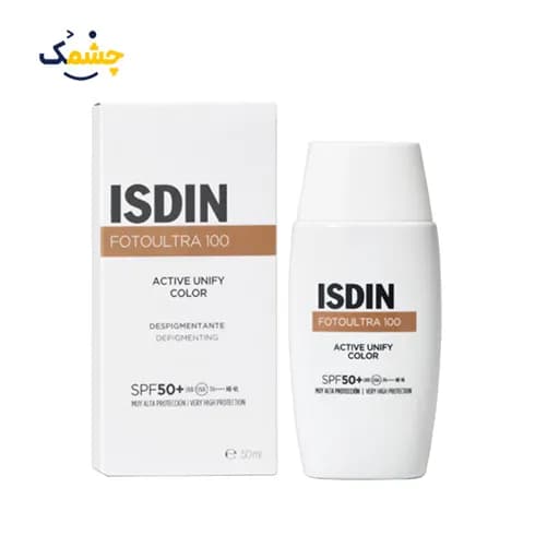 ضد آفتاب ایزدین اکتیو یونیفای رنگی SPF +50 — تصویر ۱۲