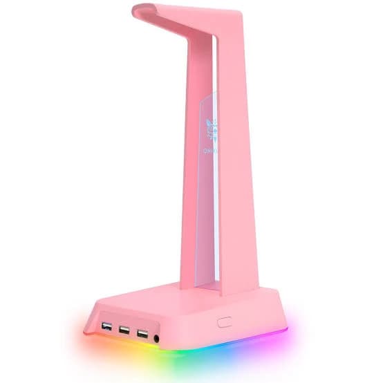 استند هدست اونیکوما مدل Onikuma ST-2 RGB صورتی — تصویر ۷