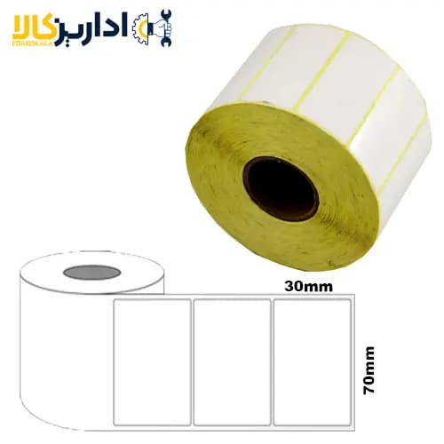لیبل پی وی سی تک ردیفه 70×30
