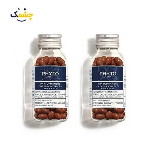مکمل تقویت مو و ناخن فیتو (Phyto) بسته اقتصادی ۱۲۰ عددی – تقویتکننده و درخشانکننده مو — تصویر ۸