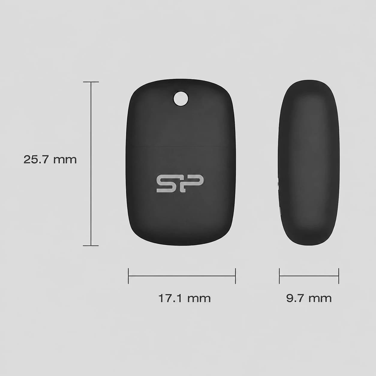 فلش مموری سیلیکون پاور مدل Silicon Power Jewel J07 32Gb مشکی — تصویر ۶