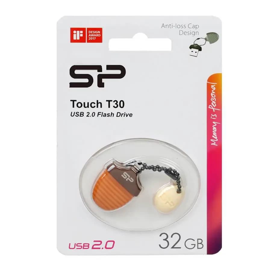 فلش مموری سیلیکون پاور مدل Silicon Power Touch T30 32GB نارنجی — تصویر ۳