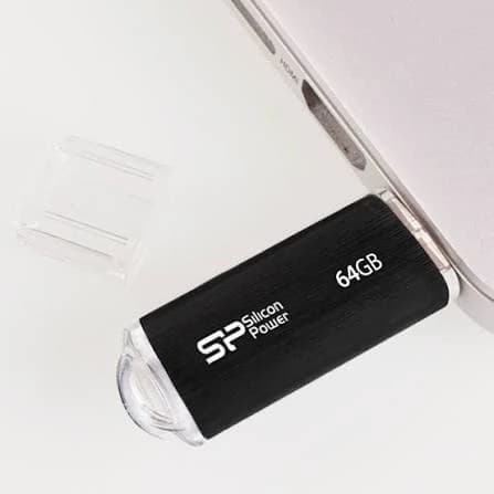فلش مموری سیلیکون پاور مدل Silicon Power Ultima ll i-series 64GB مشکی — تصویر ۵