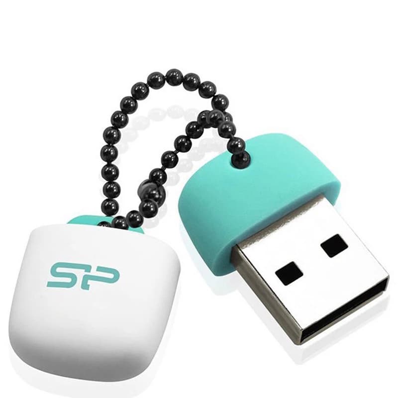 فلش مموری سیلیکون پاور مدل Silicon Power Jewel J07 32Gb فیروزه ای — تصویر ۵