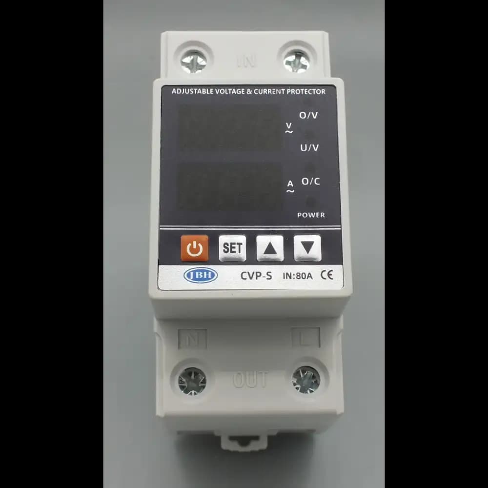 محافظ ولتاژ – جریان تکفاز JBH مدل 80 آمپر (CVP-S 80A) — تصویر ۶