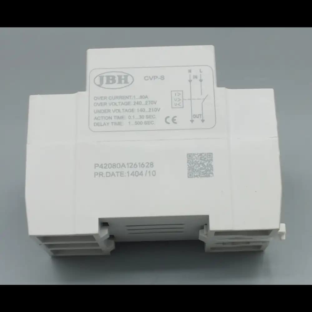 محافظ ولتاژ – جریان تکفاز JBH مدل 80 آمپر (CVP-S 80A) — تصویر ۲