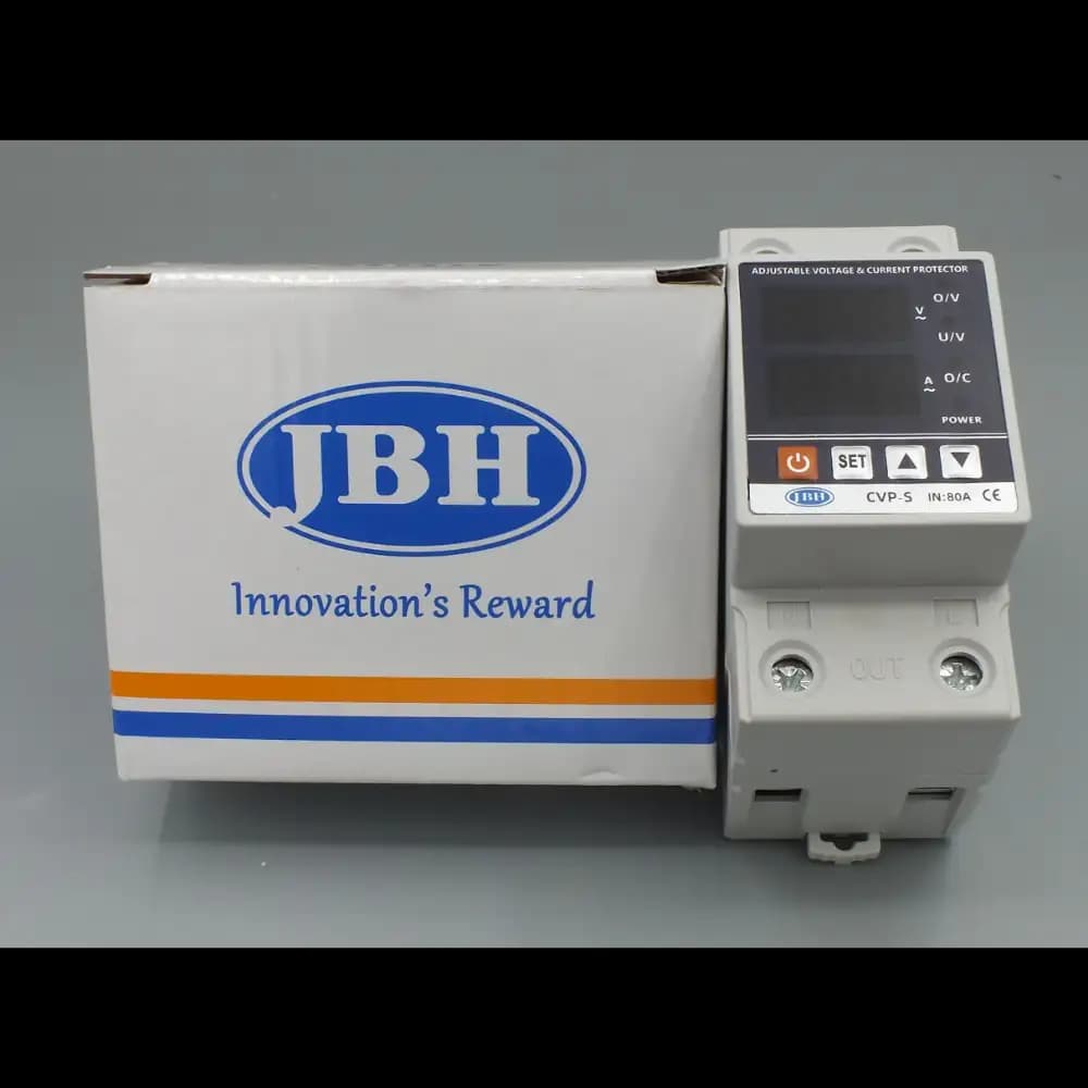 محافظ ولتاژ – جریان تکفاز JBH مدل 80 آمپر (CVP-S 80A) — تصویر ۵