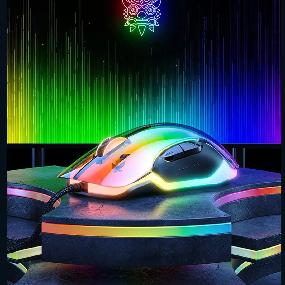 ماوس گیمینگ اونیکوما مدل CW925 RGB مشکی — تصویر ۱۲