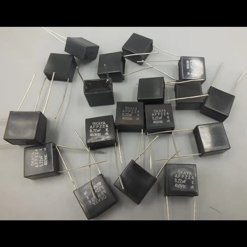 خازن OKAYA AFP224 – MKT ظرفیت ‎0.22µF ولتاژ 450V — تصویر ۴