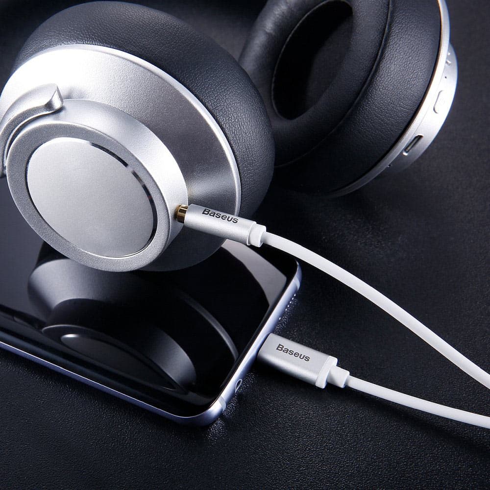 کابل انتقال صدا USB-C به AUX باسئوس (Baseus) مدل CAM01-01 — تصویر ۷