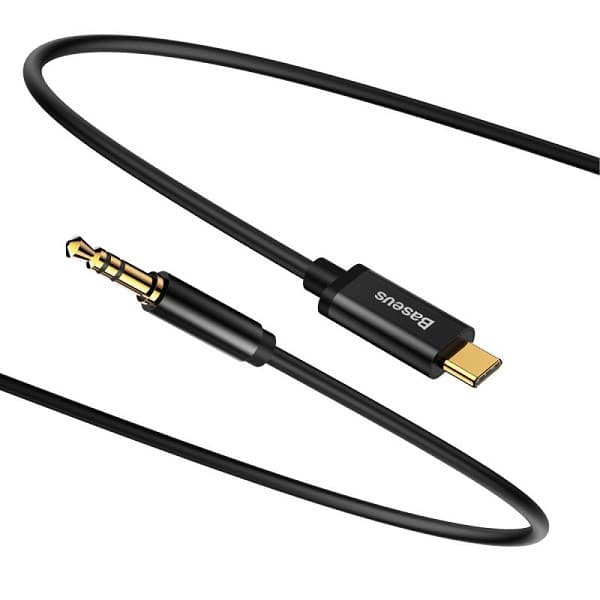 کابل انتقال صدا USB-C به AUX باسئوس (Baseus) مدل CAM01-01 — تصویر ۲