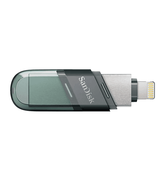 فلش مموری سن دیسک مدل iXPAND SDIX90N Flip ظرفیت 256 گیگابایت USB 3.0 و Lightning