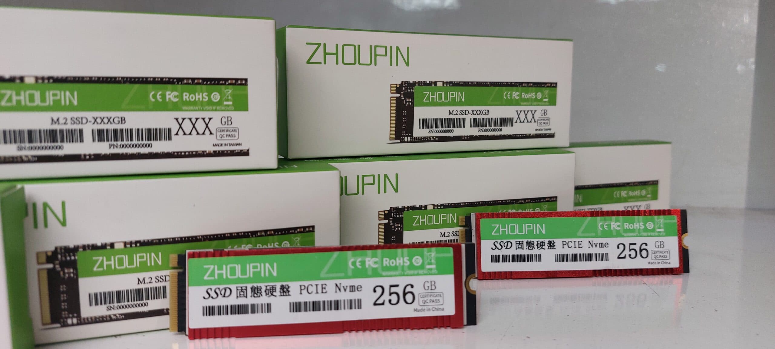 حافظه اس اس دی اینترنال ژوپین ZHOUPIN M.2 2280 NVMe ظرفیت 256 گیگابایت — تصویر ۶