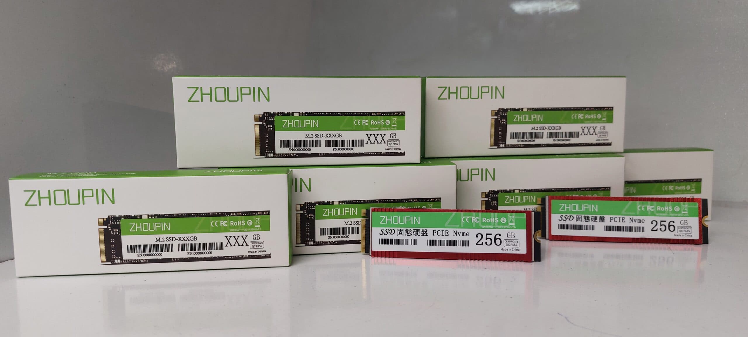 حافظه اس اس دی اینترنال ژوپین ZHOUPIN M.2 2280 NVMe ظرفیت 256 گیگابایت