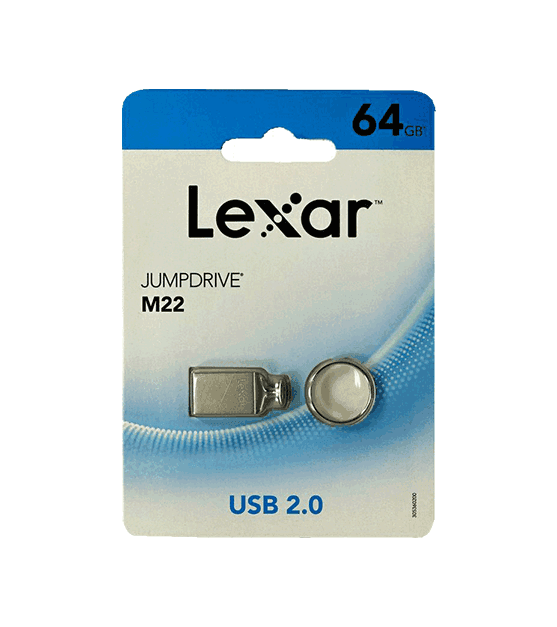 فلش مموری لکسار مدل JumpDrive M22 ظرفیت 64 گیگابایت USB 2.0 — تصویر ۲
