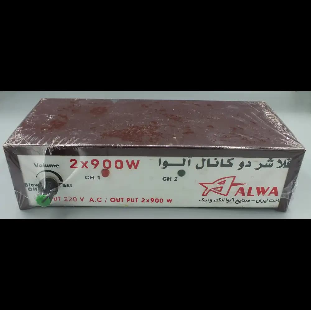 فلاشر فلزی دو کانال ALWA مدل ۲×۹۰۰ وات مناسب تابلو و نورپردازی حرفهای