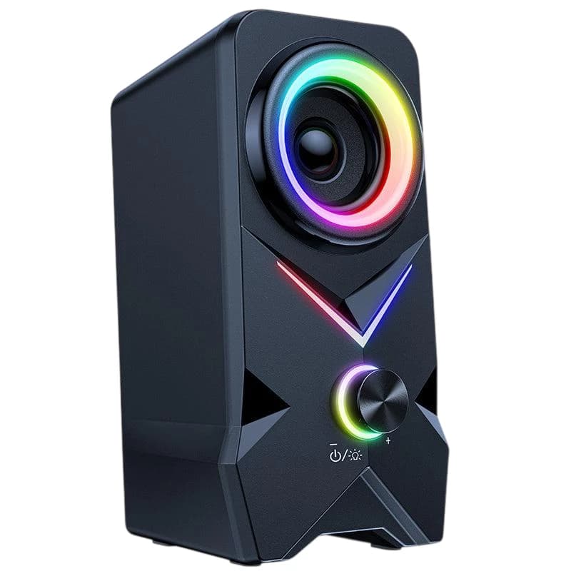 اسپیکر گیمینگ اونیکوما مدل Onikuma L2 Speaker 10W مشکی — تصویر ۹