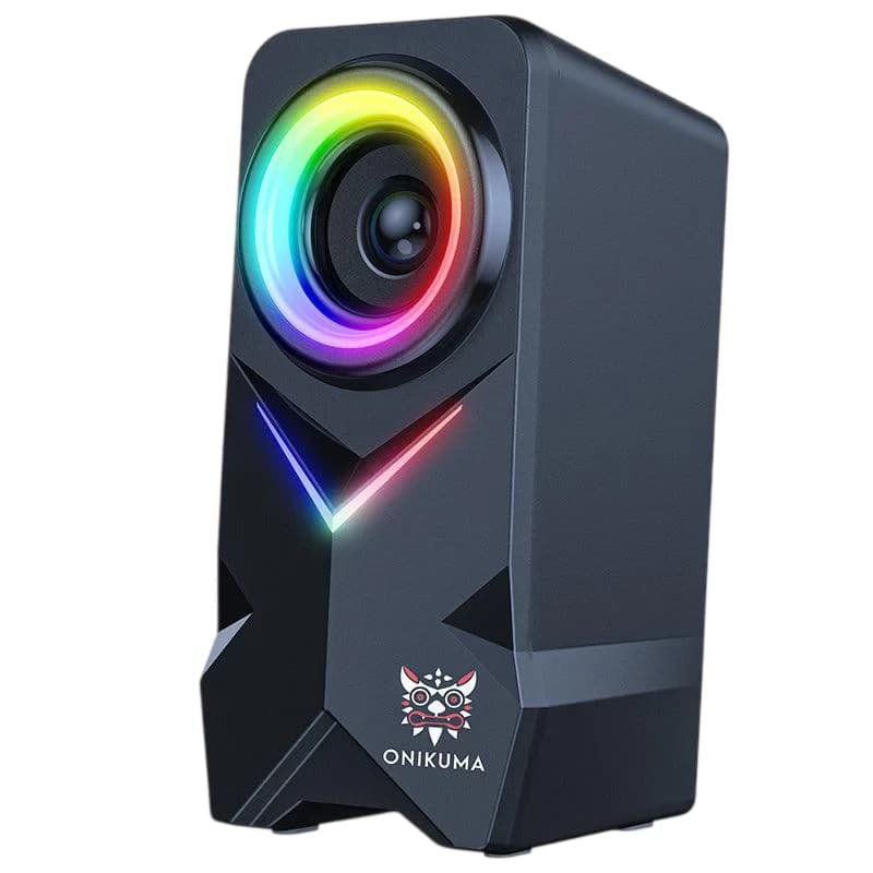 اسپیکر گیمینگ اونیکوما مدل Onikuma L2 Speaker 10W مشکی — تصویر ۵