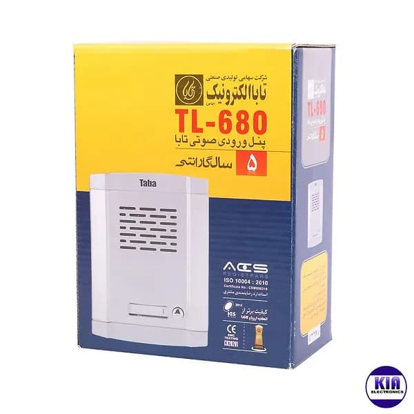 پنل آیفون صوتی تابا مدل TL-680 – دو واحدی — تصویر ۷