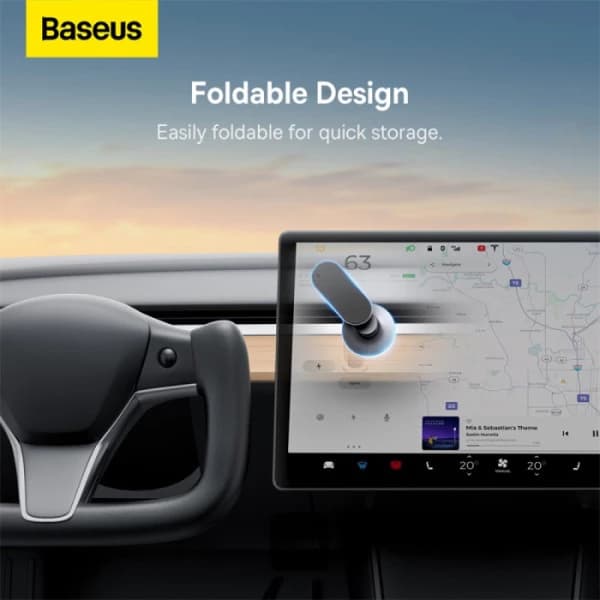 هولدر موبایل باسئوس مدل Baseus T-Space مشکی — تصویر ۱۲