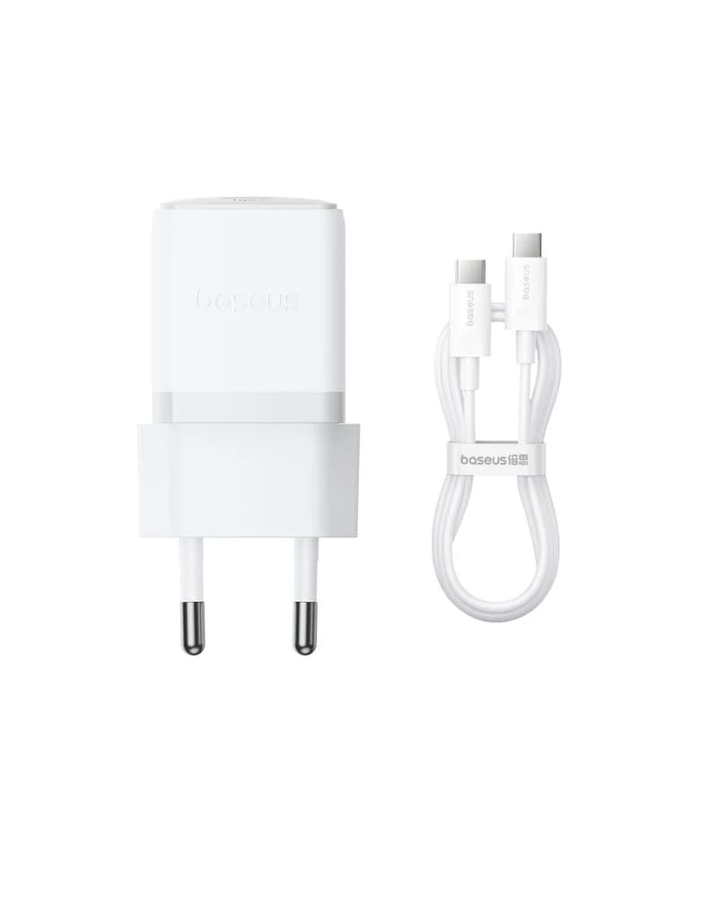 شارژر باسئوس مدل Baseus Palm Fast Charger 1C 30W سفید — تصویر ۶