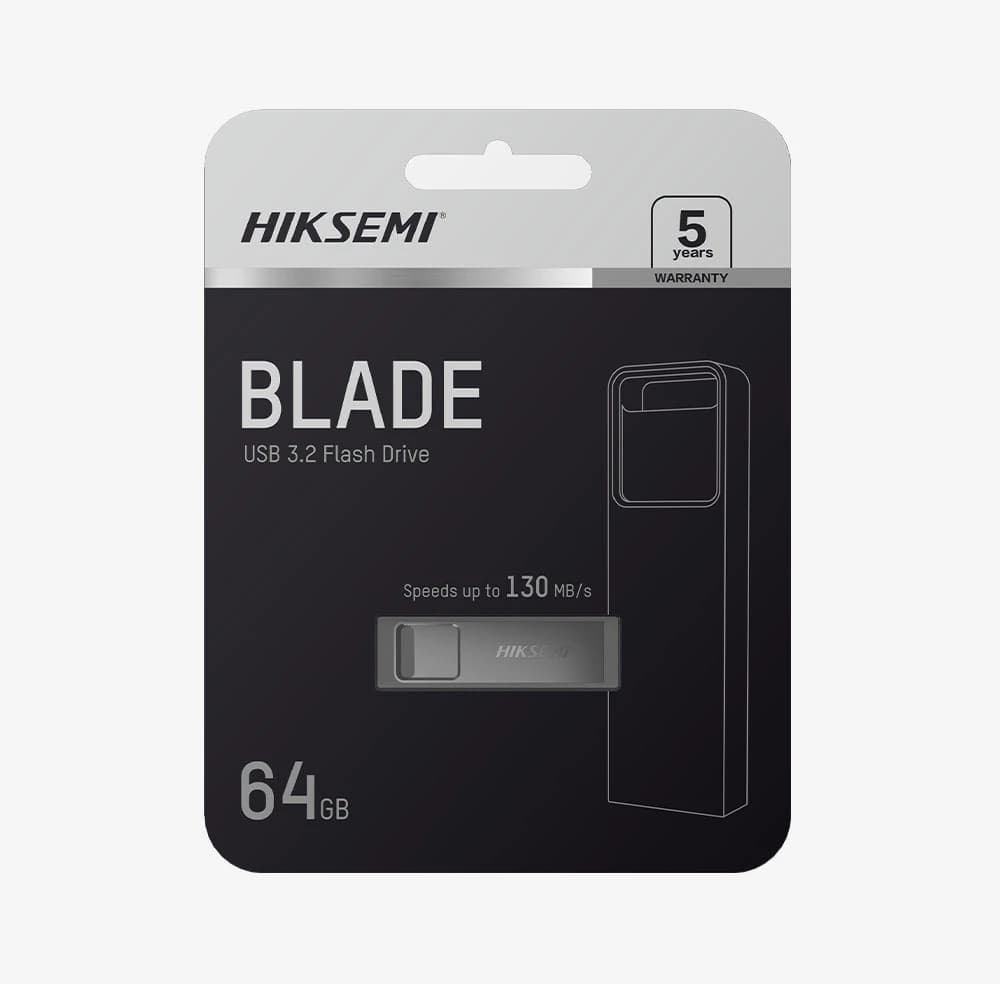 فلش مموری هایک سمی مدل Blade E301 USB 3.2 64GB خاکستری — تصویر ۸