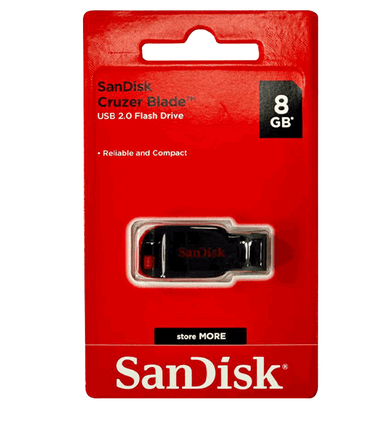 فلش مموری سن دیسک مدل Cruzer Blade CZ50 ظرفیت 8 گیگابایت USB 2.0 — تصویر ۴