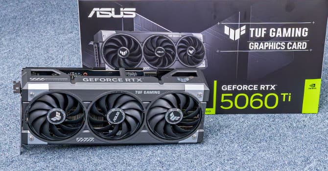 کارت گرافیک GAMING ASUS RTX 5060TI TUF 16GB oc — تصویر ۲