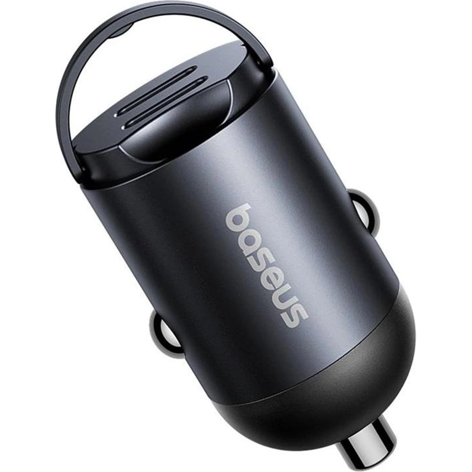 شارژر فندکی باسئوس مدل Tiny Star C+C 30W مشکی — تصویر ۷