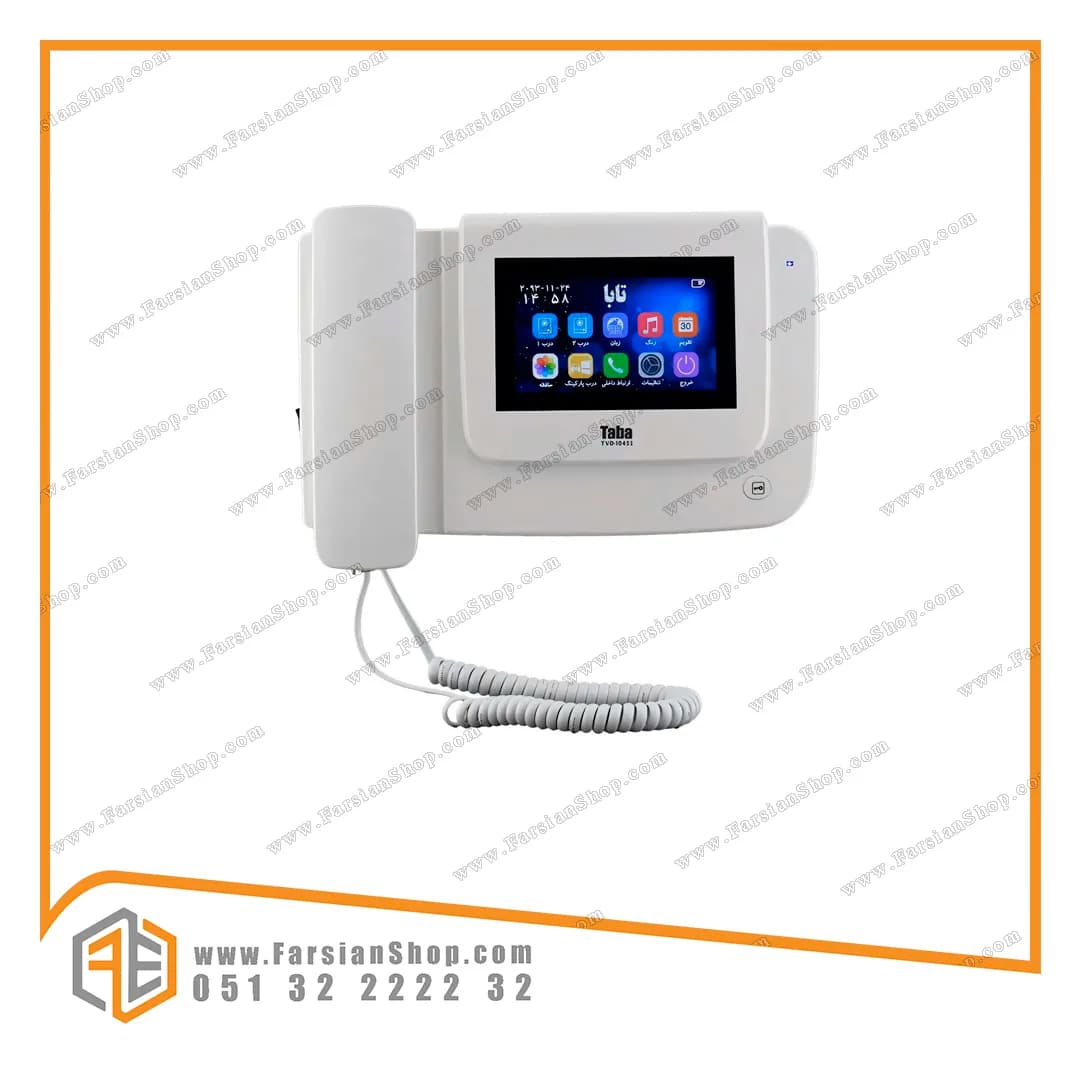 مانیتور آیفون تصویری تابا مدل TVD-1043i – صفحهنمایش 4.3 اینچ رنگی — تصویر ۵