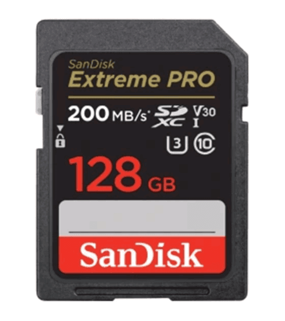 کارت حافظه SD سن‌دیسک مدل Extreme Pro ظرفیت 128 گیگابایت سرعت 200MB/s — تصویر ۳