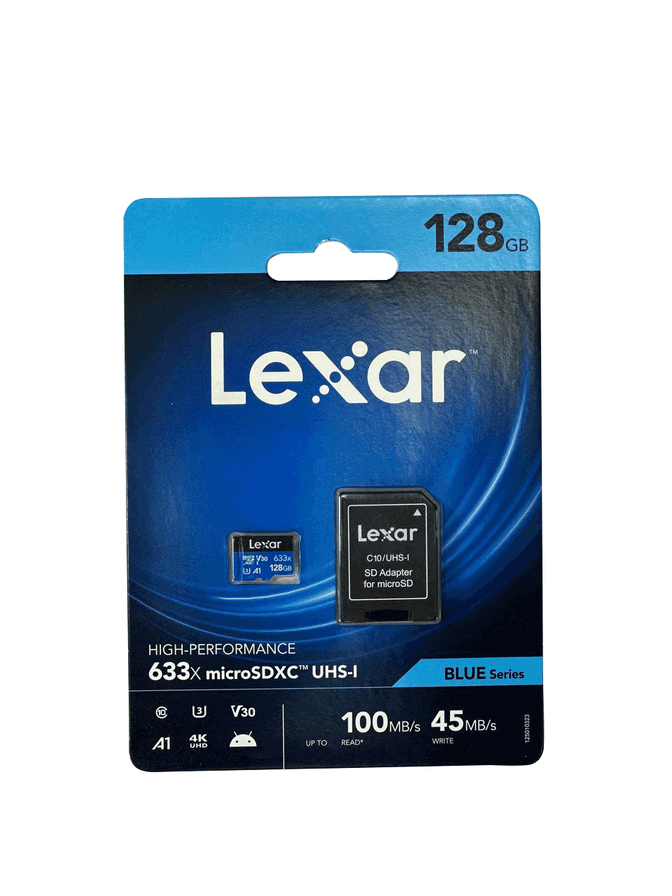کارت حافظه MicroSDXC لکسار 633X ظرفیت 128 گیگابایت کلاس 10 UHS-I U3 A1 سرعت 100MBps — تصویر ۴