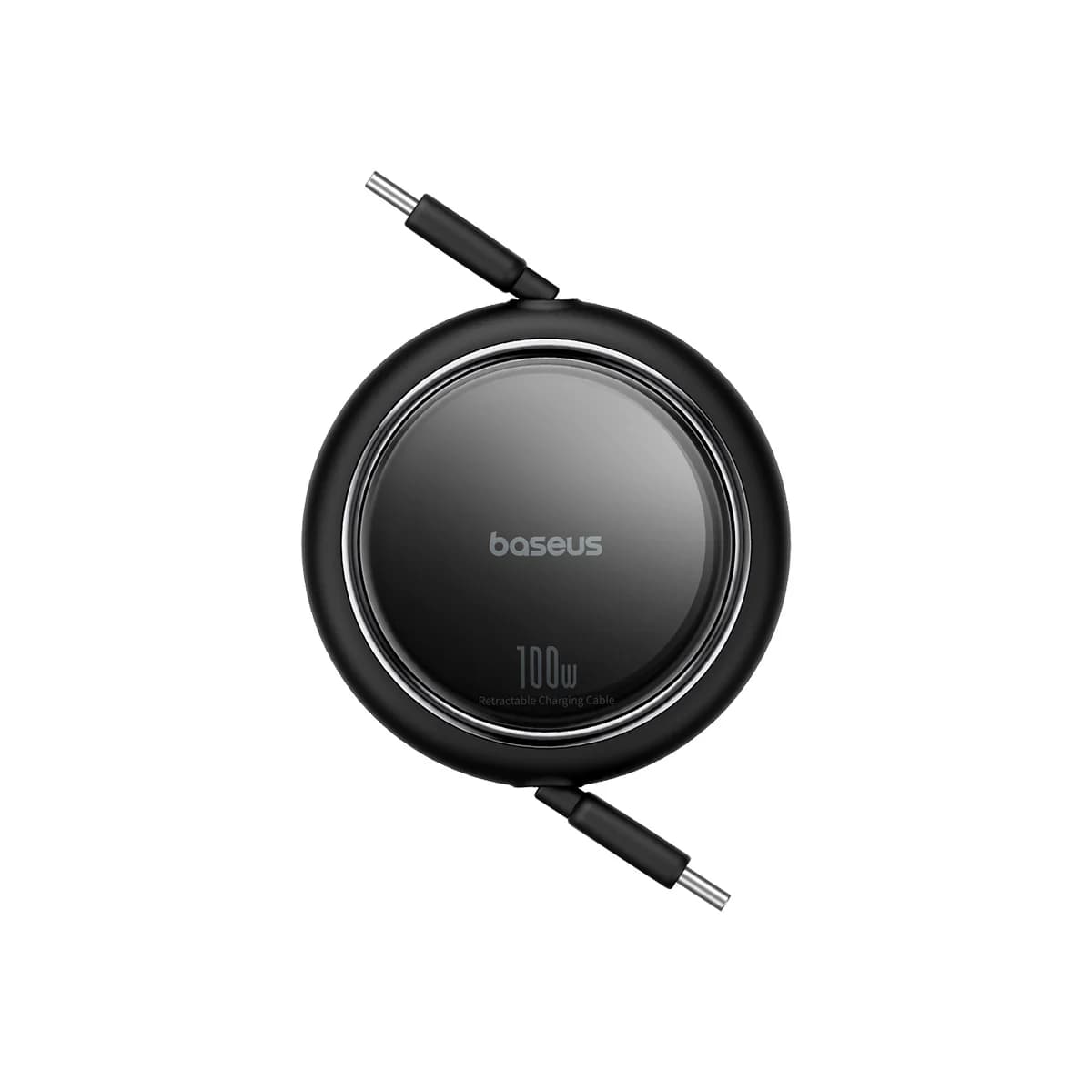 کابل شارژ PD باسئوس مدل Free2Draw Mini Retractable 100W مشکی — تصویر ۸