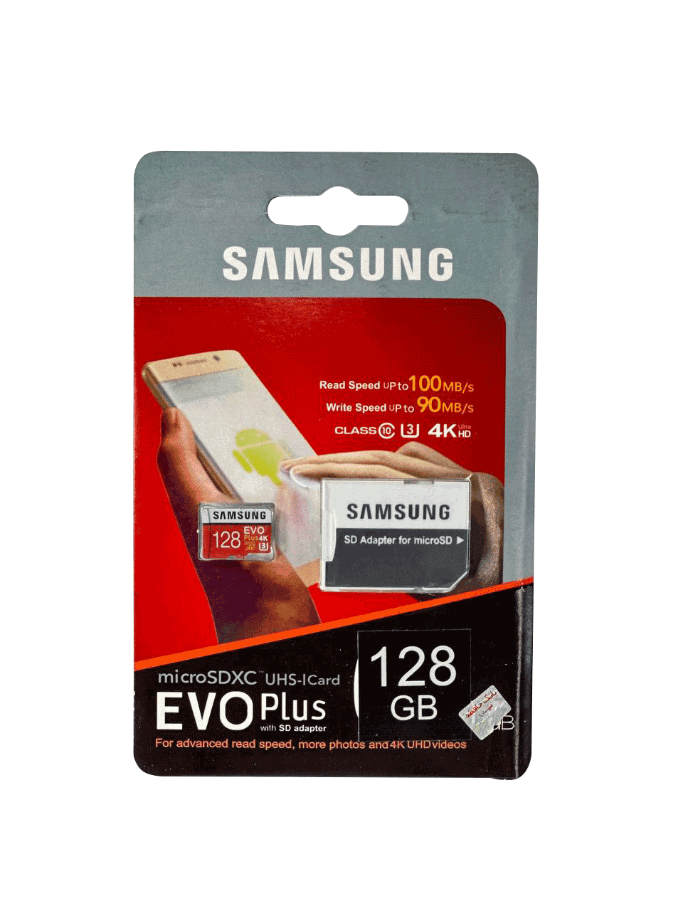 کارت حافظه سامسونگ microSDHC مدل Evo Plus ظرفیت 128 گیگابایت سرعت 100MB/s — تصویر ۲