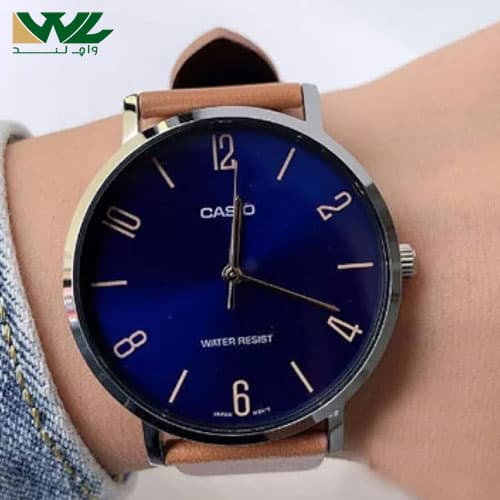ساعت مچی عقربه‌ای مردانه کاسیو مدل MTP-VT01L-2B2UDF — تصویر ۹