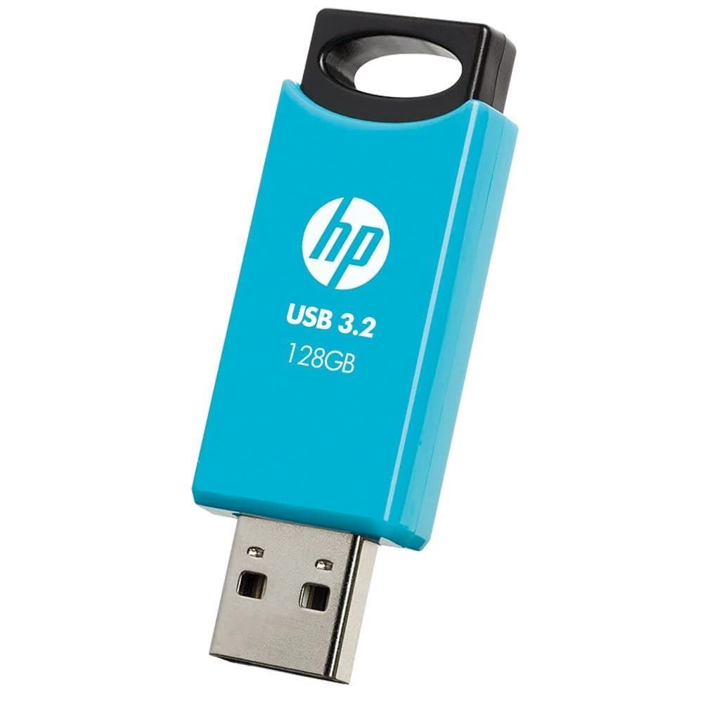 فلش مموری اچ پی مدل 712w USB3.2 Pen Drive 128GB آبی — تصویر ۲