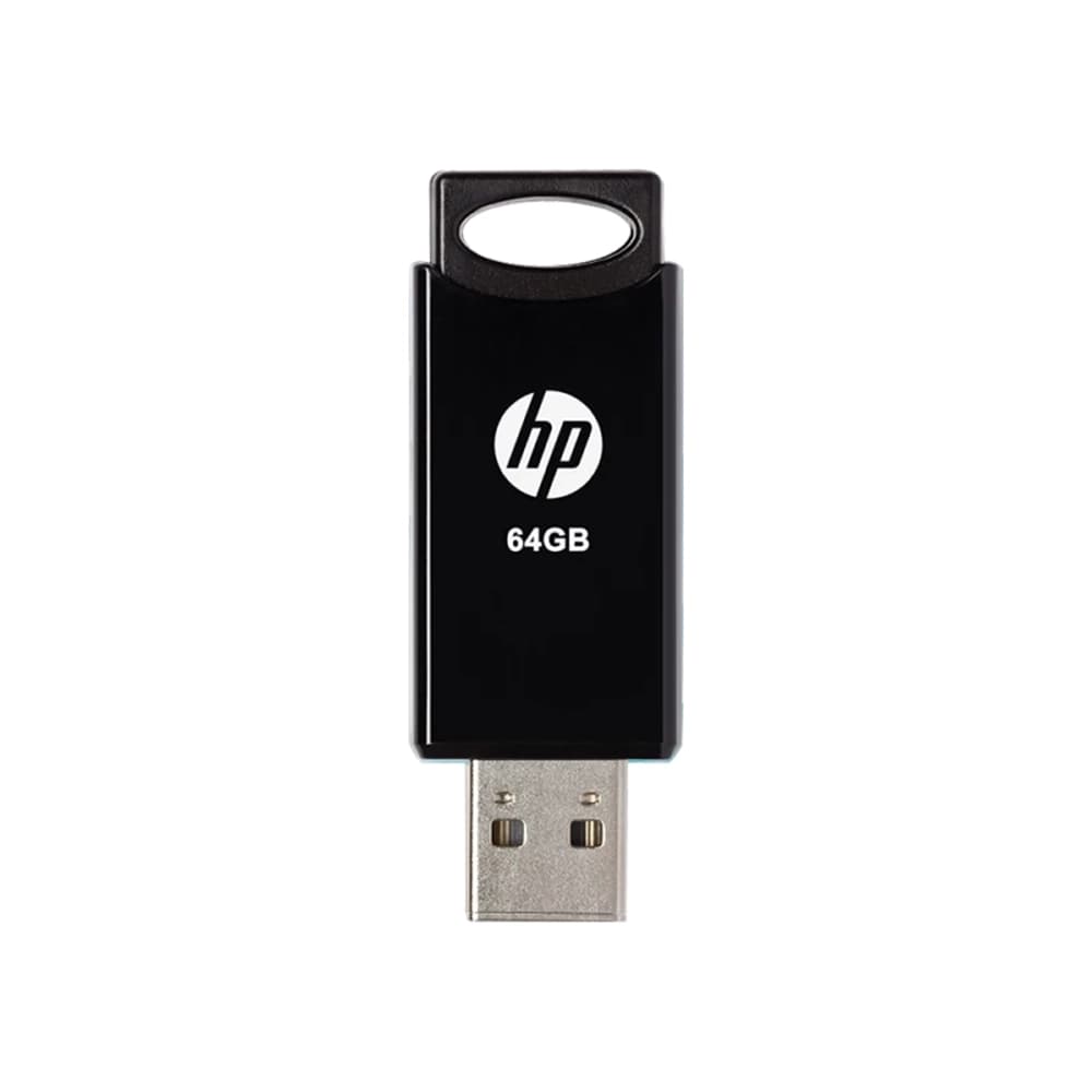 فلش مموری اچ پی مدل v212w USB2.0 64GB مشکی — تصویر ۲