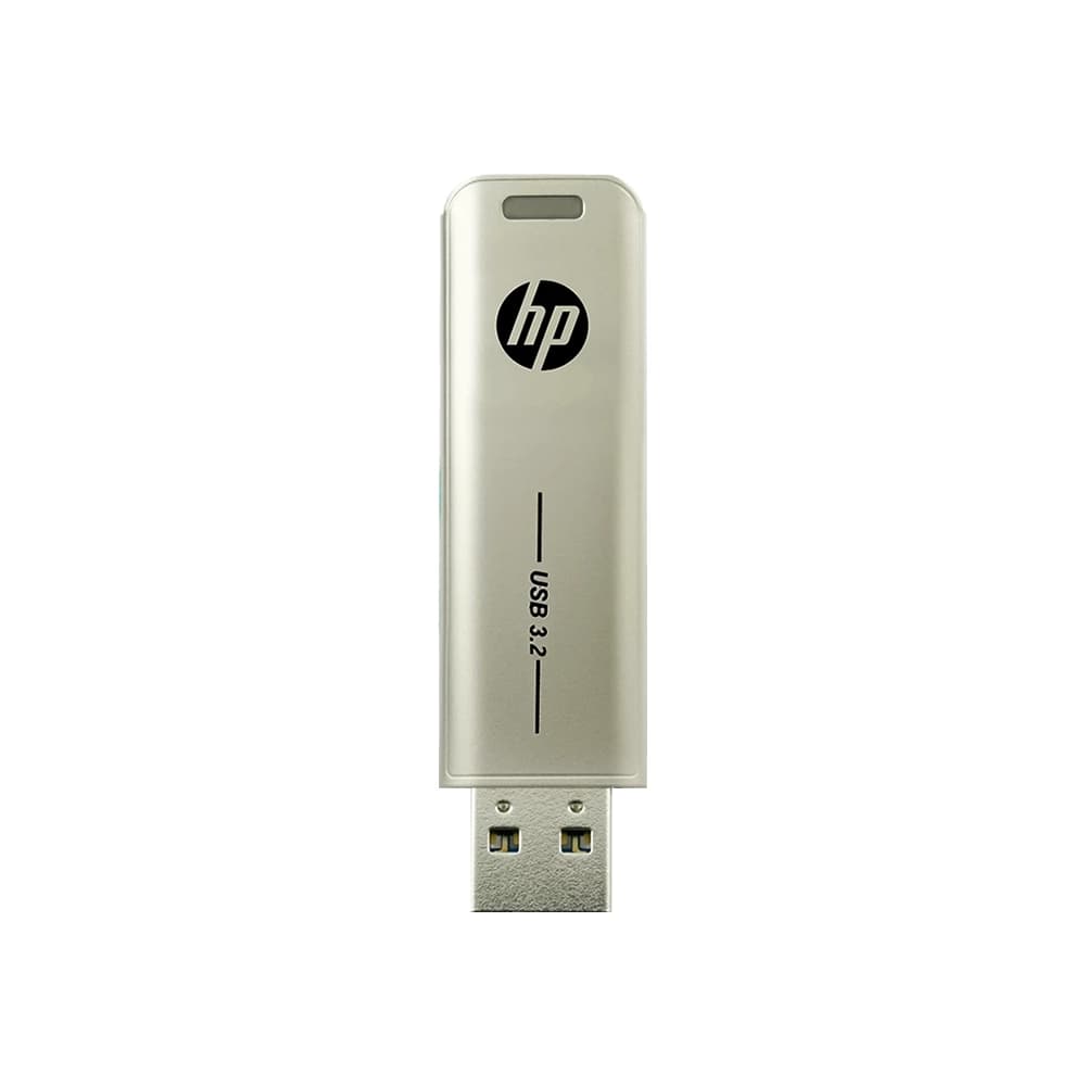 فلش مموری اچ پی مدل x796w USB3.2 64GB نقرهای — تصویر ۲
