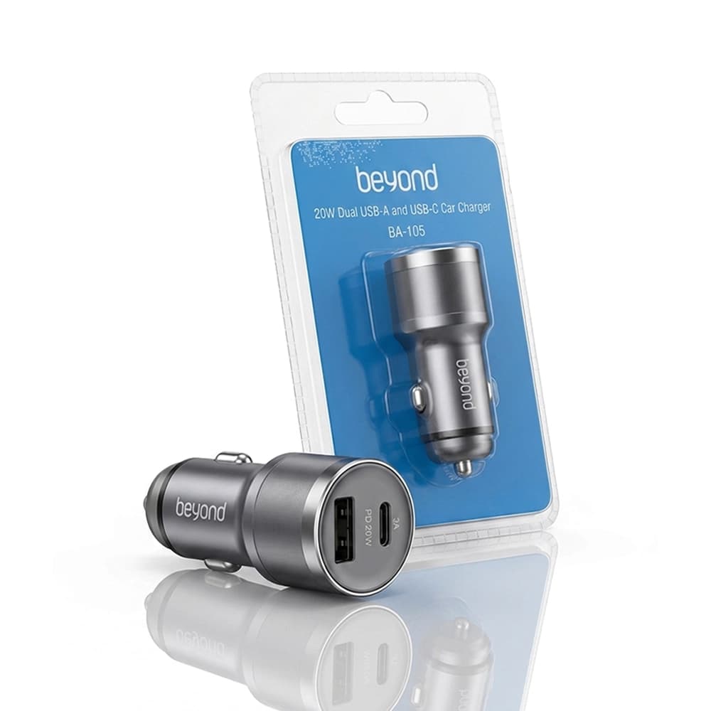 شارژر فندکی بیاند مدل BA-105 PD 20W Dual Port — تصویر ۳