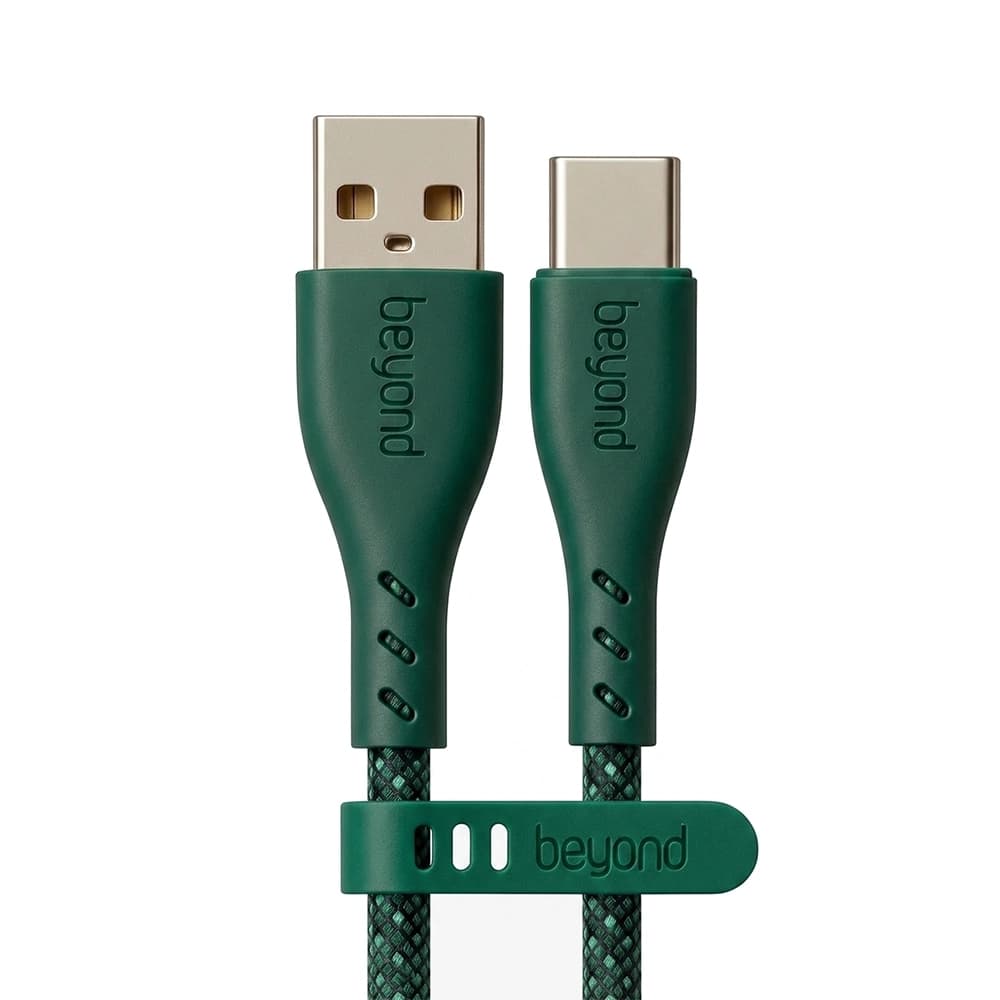 کابل شارژ بیاند مدل BUC-401 Type-C 1m سبز