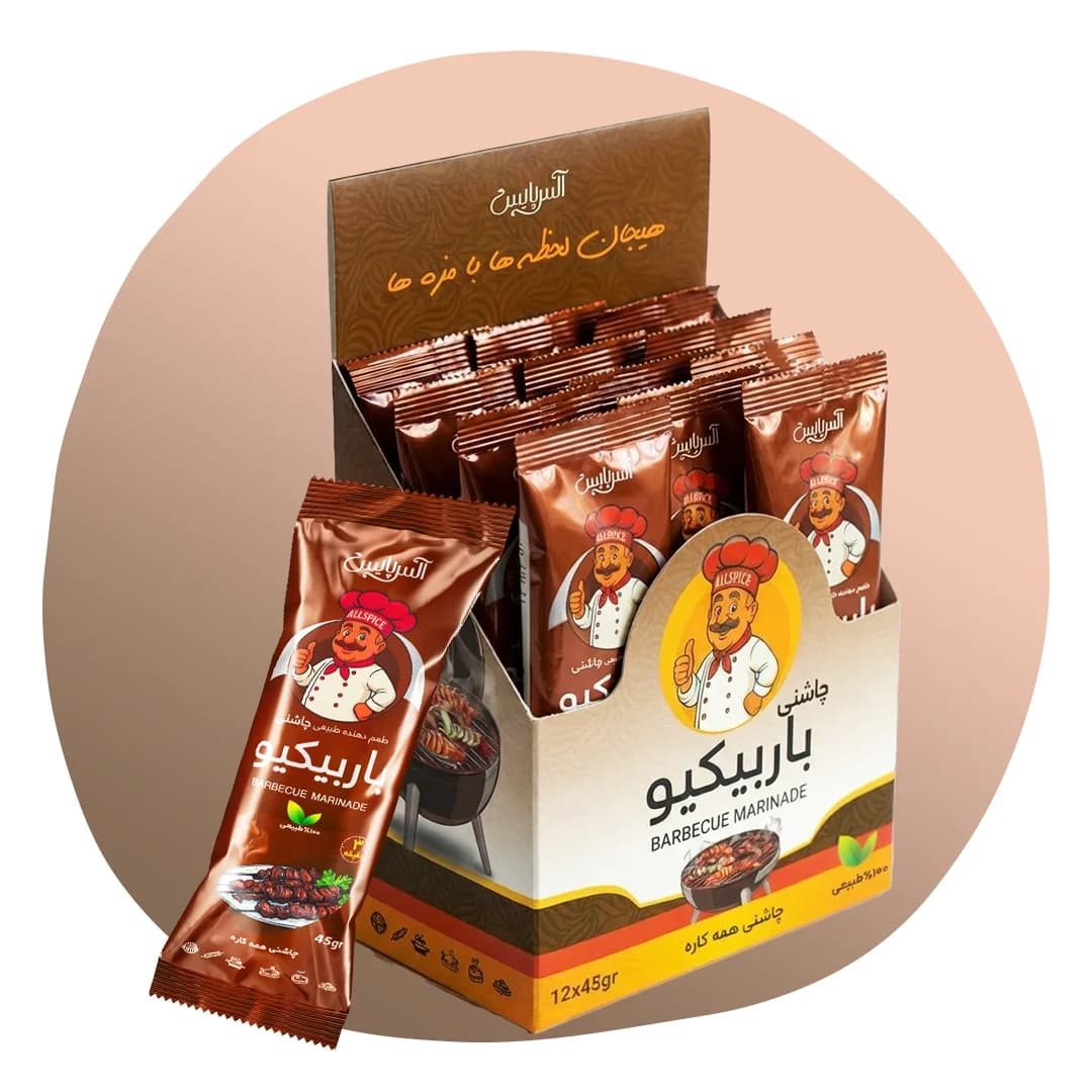 جعبه 12 عددی ساشه چاشنی باربیکیو