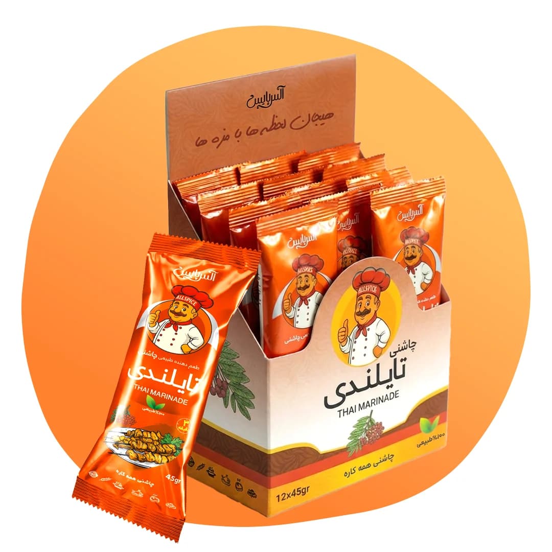 جعبه 12 عددی ساشه چاشنی تایلندی — تصویر ۲