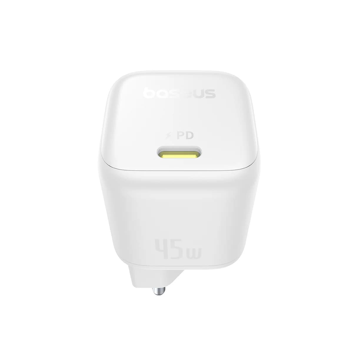 شارژر موبایل باسئوس مدل PicoGo GaN 45W PD سفید — تصویر ۵