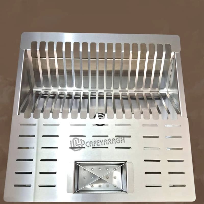 آبچکان استیل توکار پشت سینک برازا 40*40 — تصویر ۴
