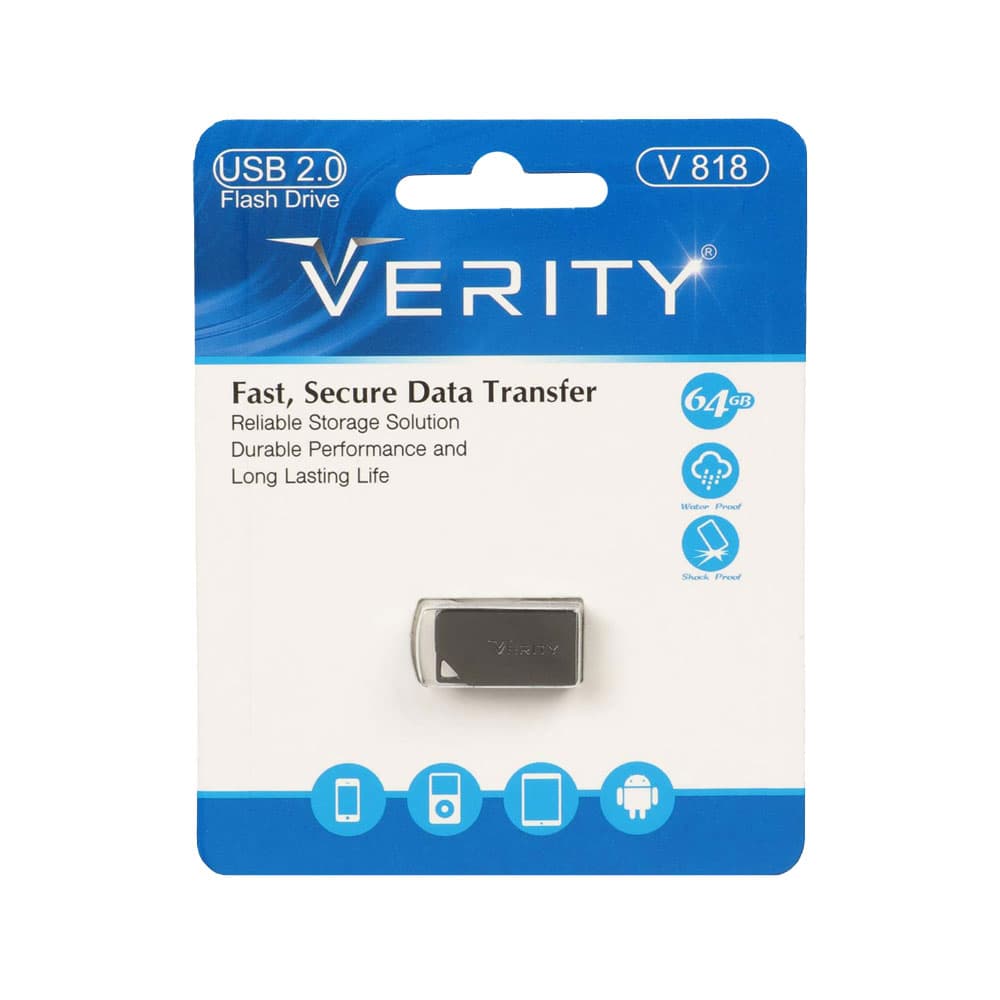فلش مموری وریتی VERITY v-818 usb 2.0 — تصویر ۵