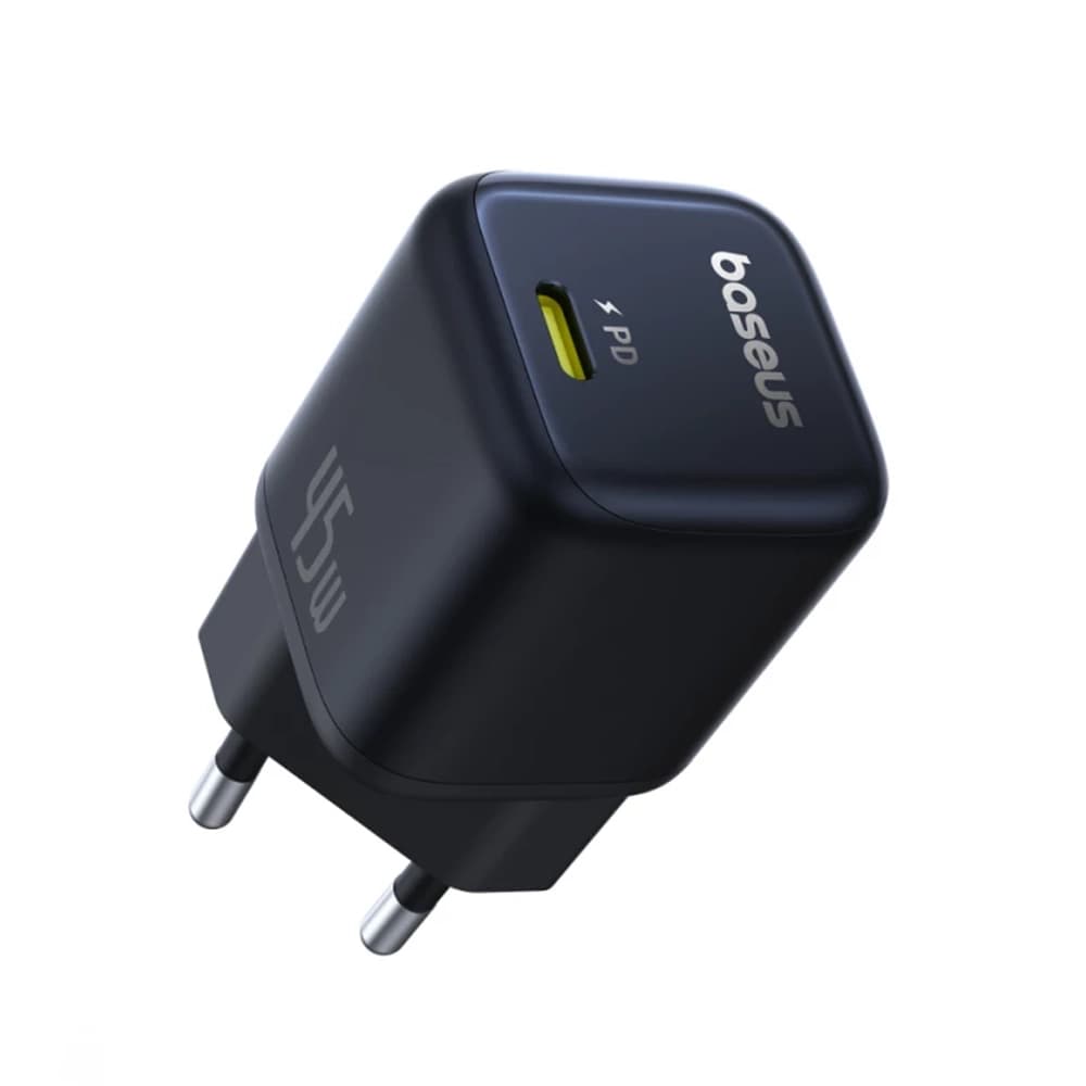 شارژر موبایل باسئوس مدل PicoGo GaN 45W PD مشکی — تصویر ۱۲